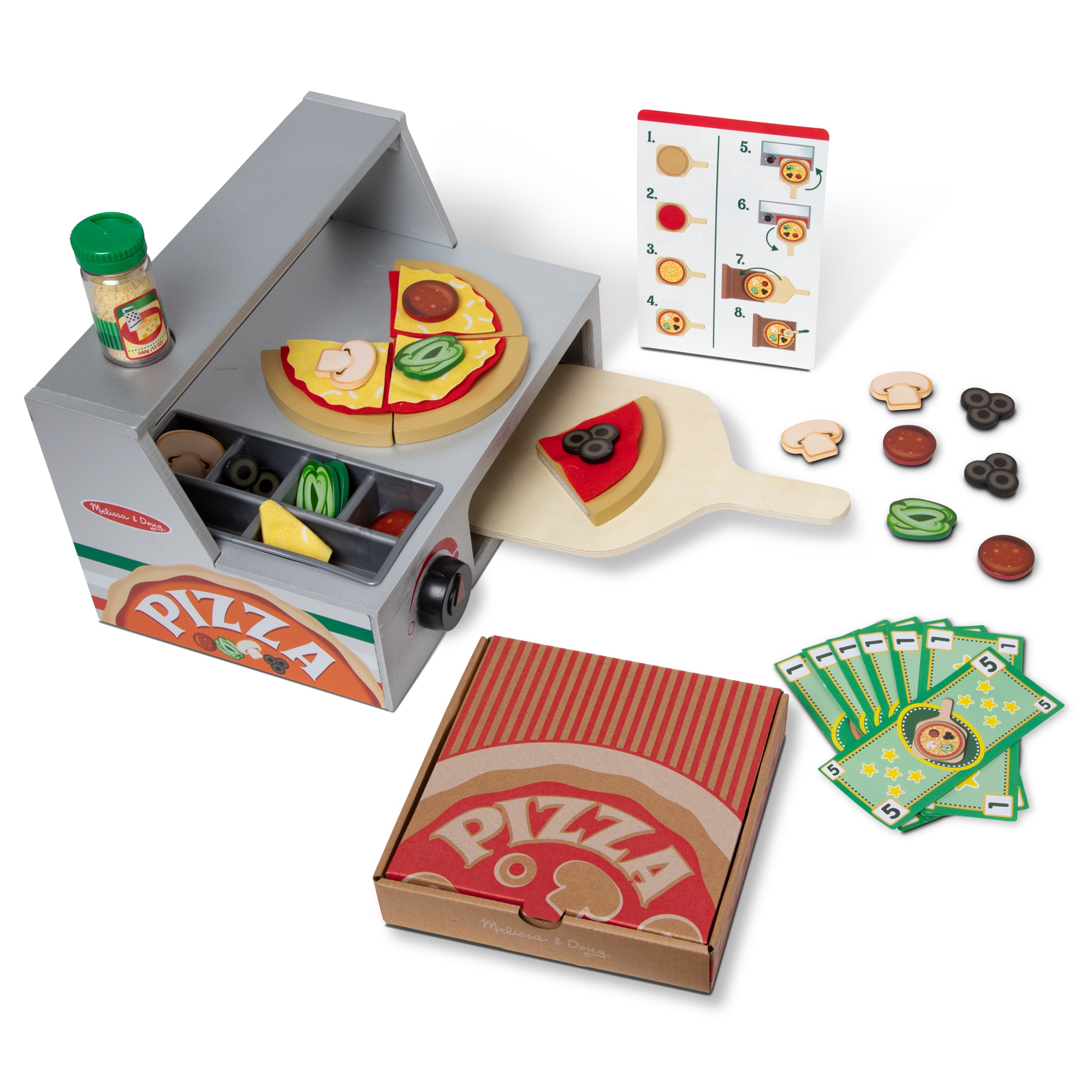 Mostrador Pizzería Madera Melissa & Doug 2
