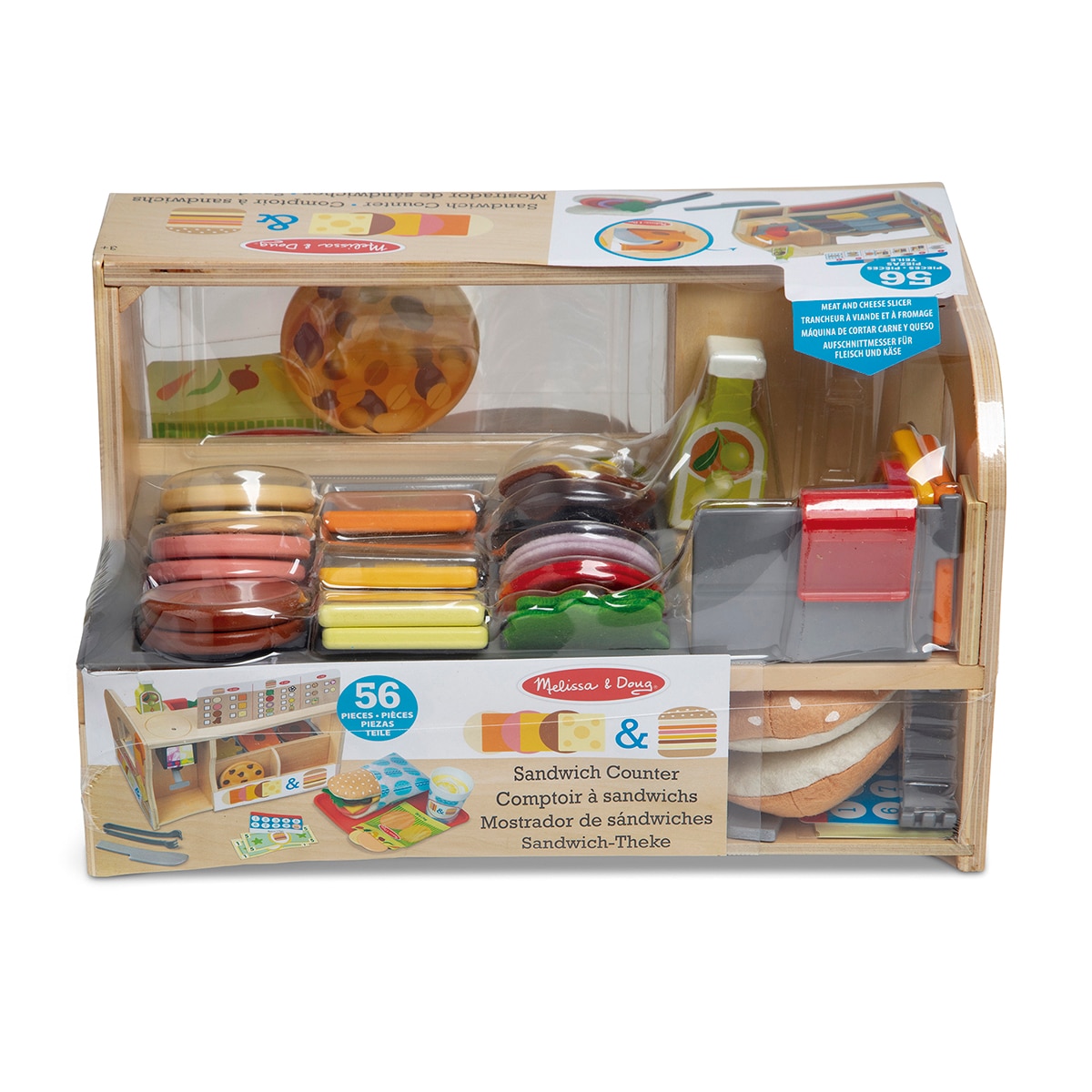 Melissa & Doug – Mostrador Sandwich Madera Melissa & Doug.