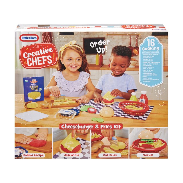 Imagen 0 de Juego de cocina Cheeseburger and Fries Kit Playset Creative Chefs