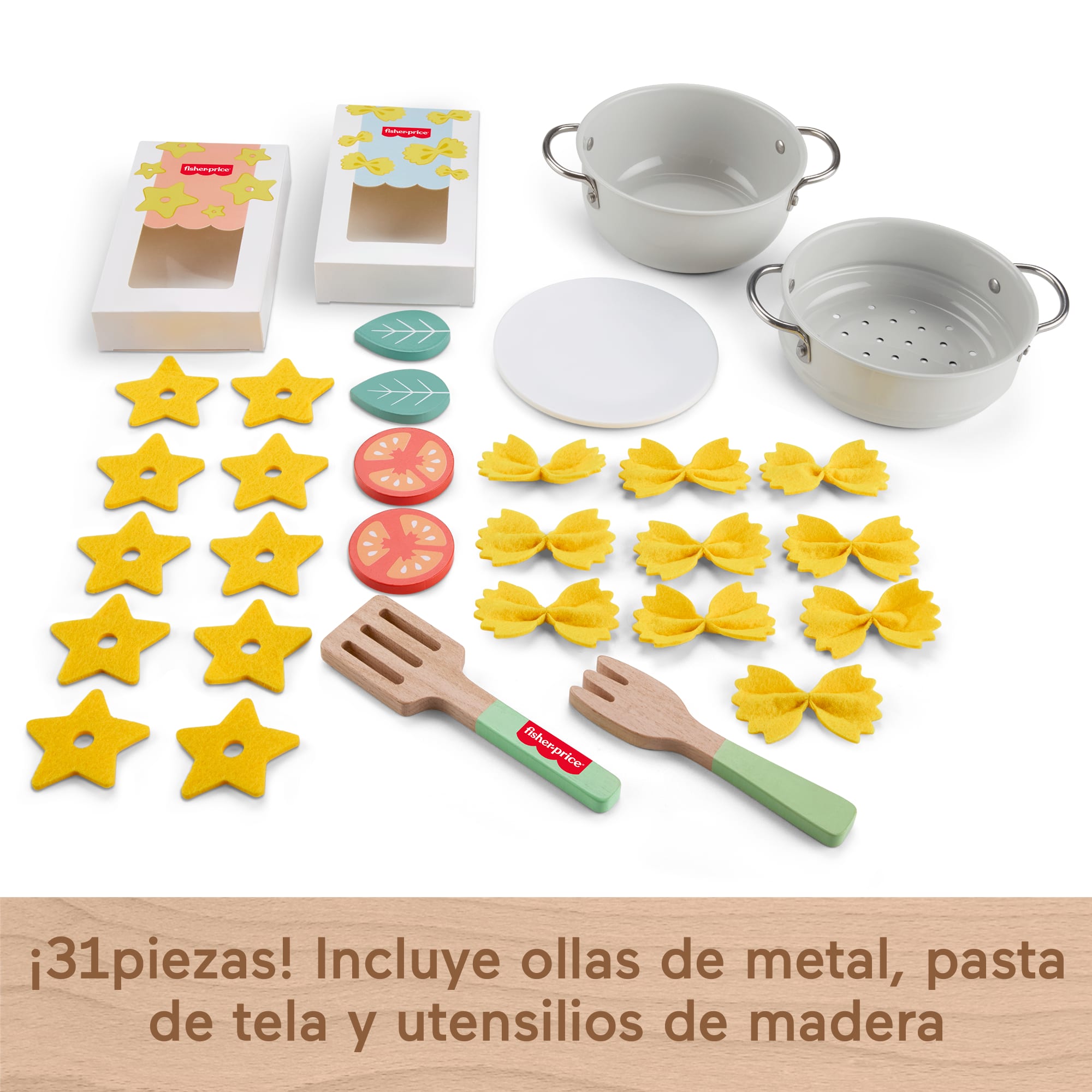 Set de pasta Fisher-Price Wood 5