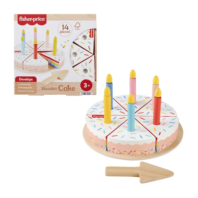 Imagen 0 de Tarta de cumpleaños de madera Fisher-Price