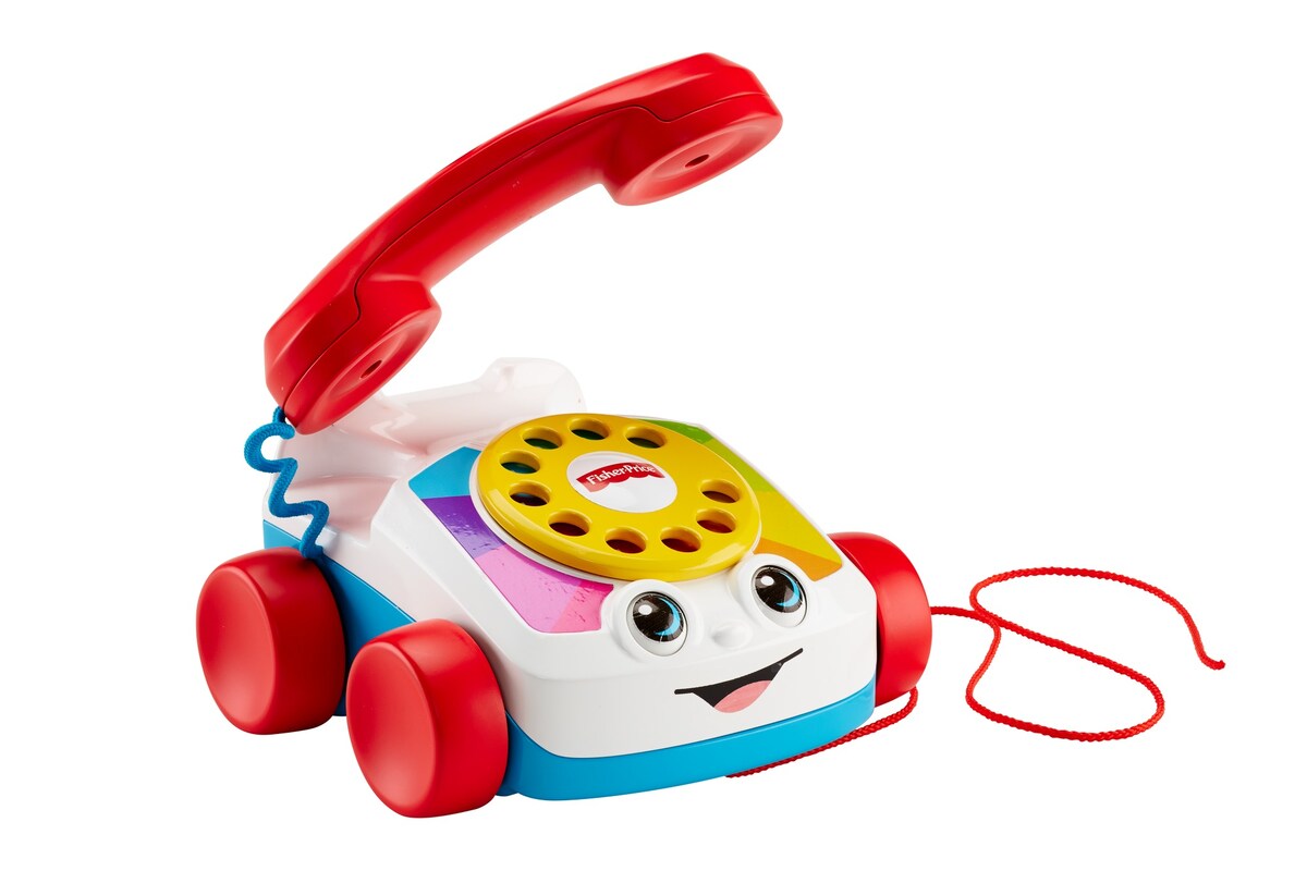 Fisher-Price Teléfono carita divertida, juguete educativo bebé +1 año