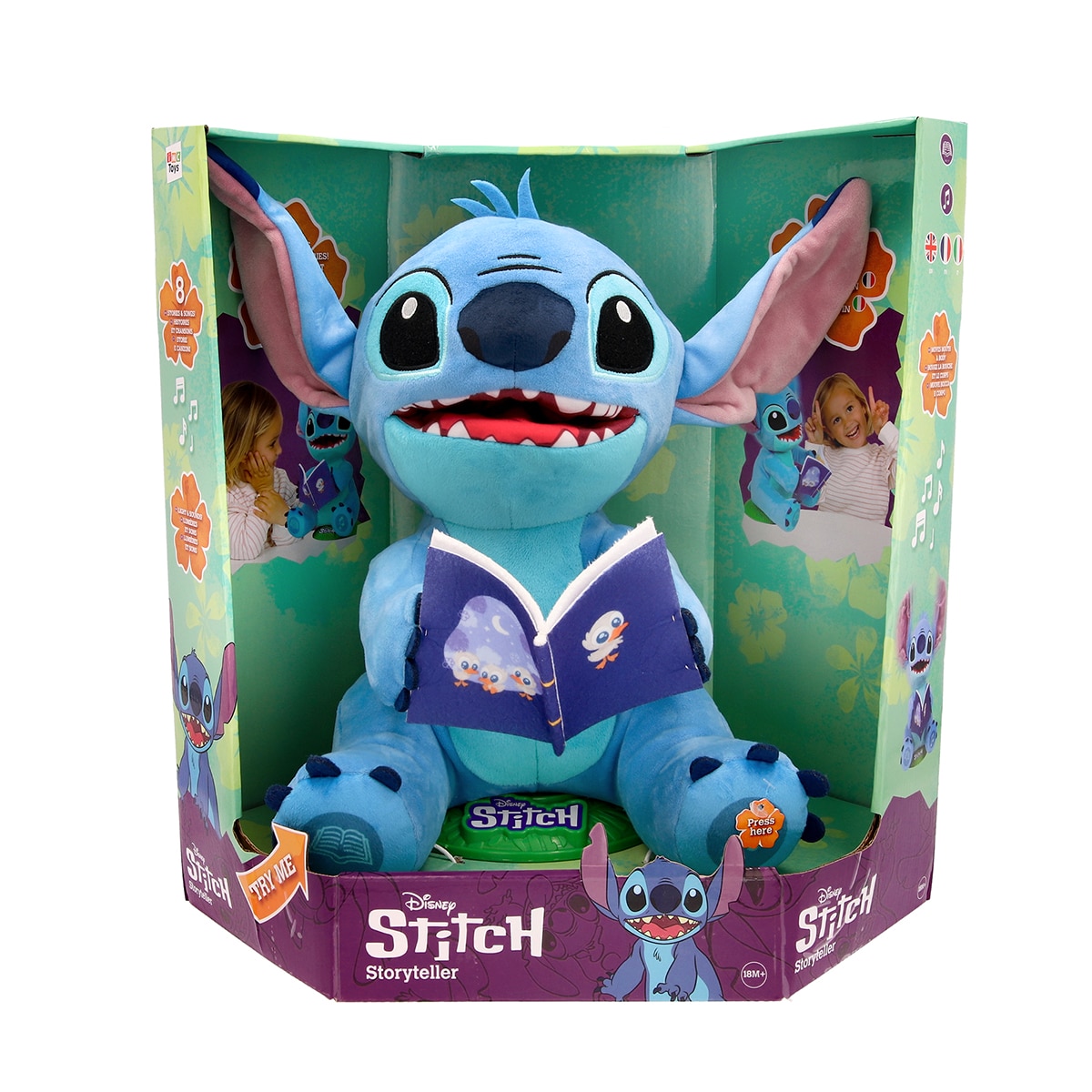 Peluche interactivo Stitch Cuentacuentos Lilo&Stitch Disney IMC Toys 7
