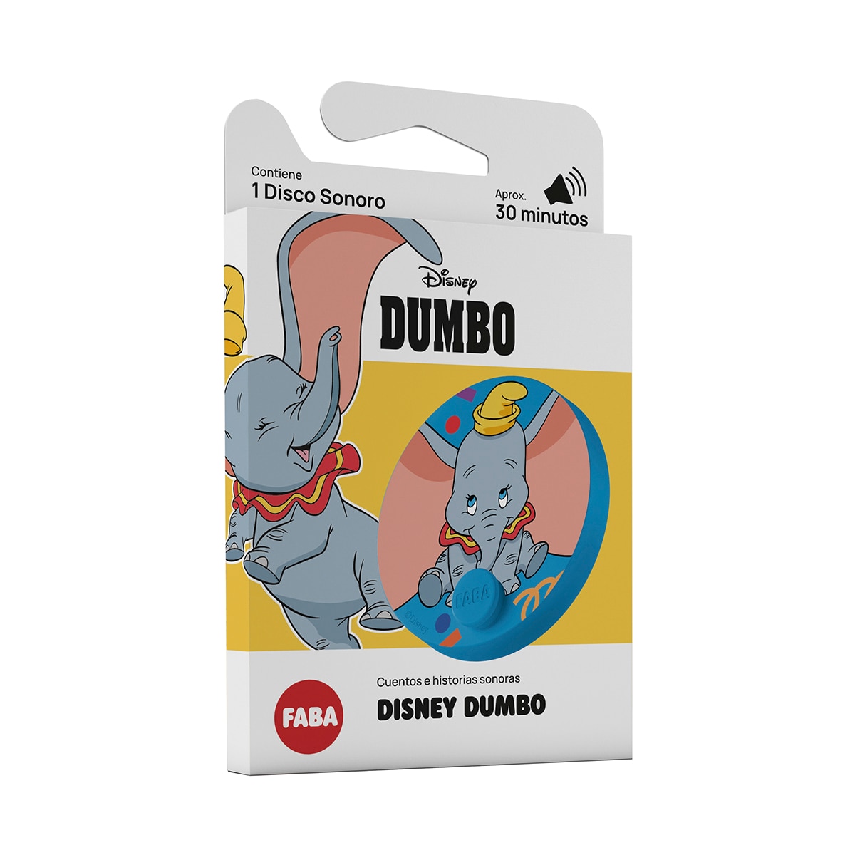 Caja cuentacuentos con figurita audio suelta y disco sonoro Dumbo Disney Faba 5