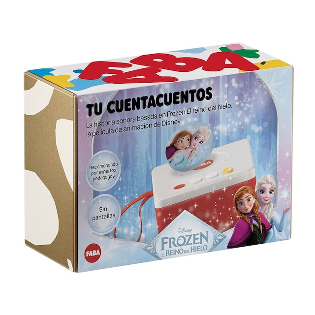 Imagen 0 de Caja cuentacuentos con figurita audio suelta y disco sonoro Disney Frozen El reino del hielo Faba