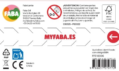 Figurita Audio Caperucita Roja y otro Cuento Faba 2