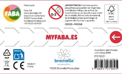 Figurita Audio Gallina Pintadita Bromelia Producoes Faba 2