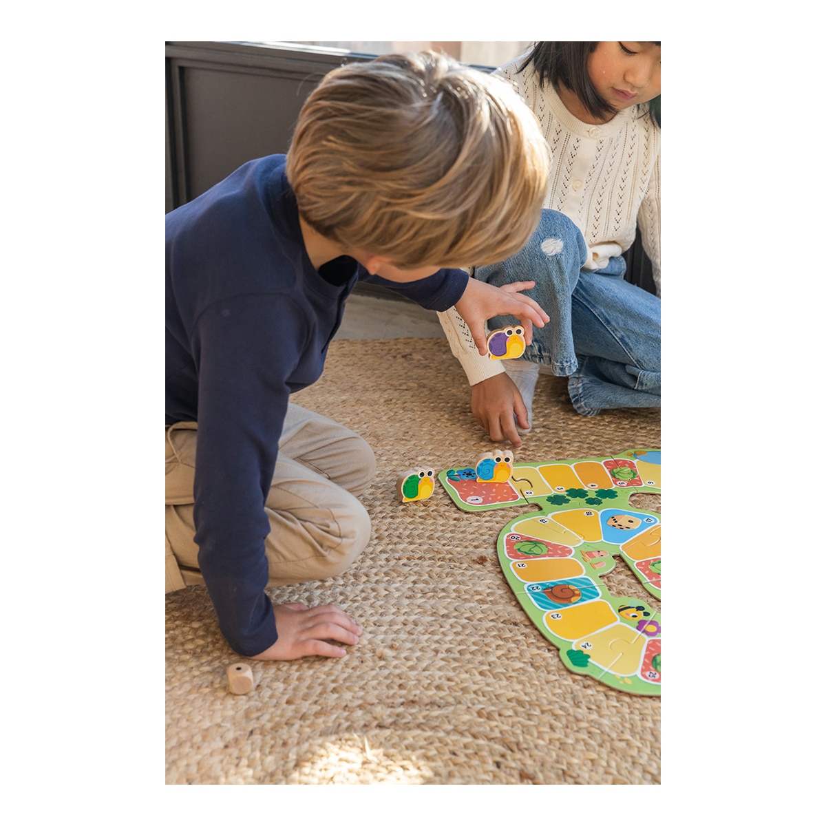 Juego de mesa infantil Snail Race Carrera Caracoles Goula Diset 5