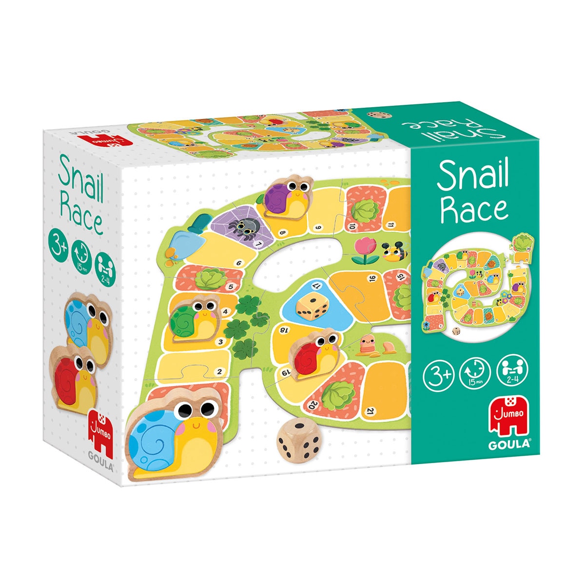 Juego de mesa infantil Snail Race Carrera Caracoles Goula Diset 7