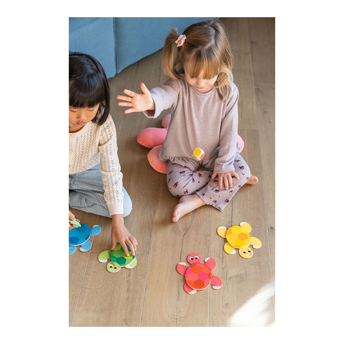Imagen 6 de Juego de mesa infantil Color Turtles Tortugas colores Goula Diset