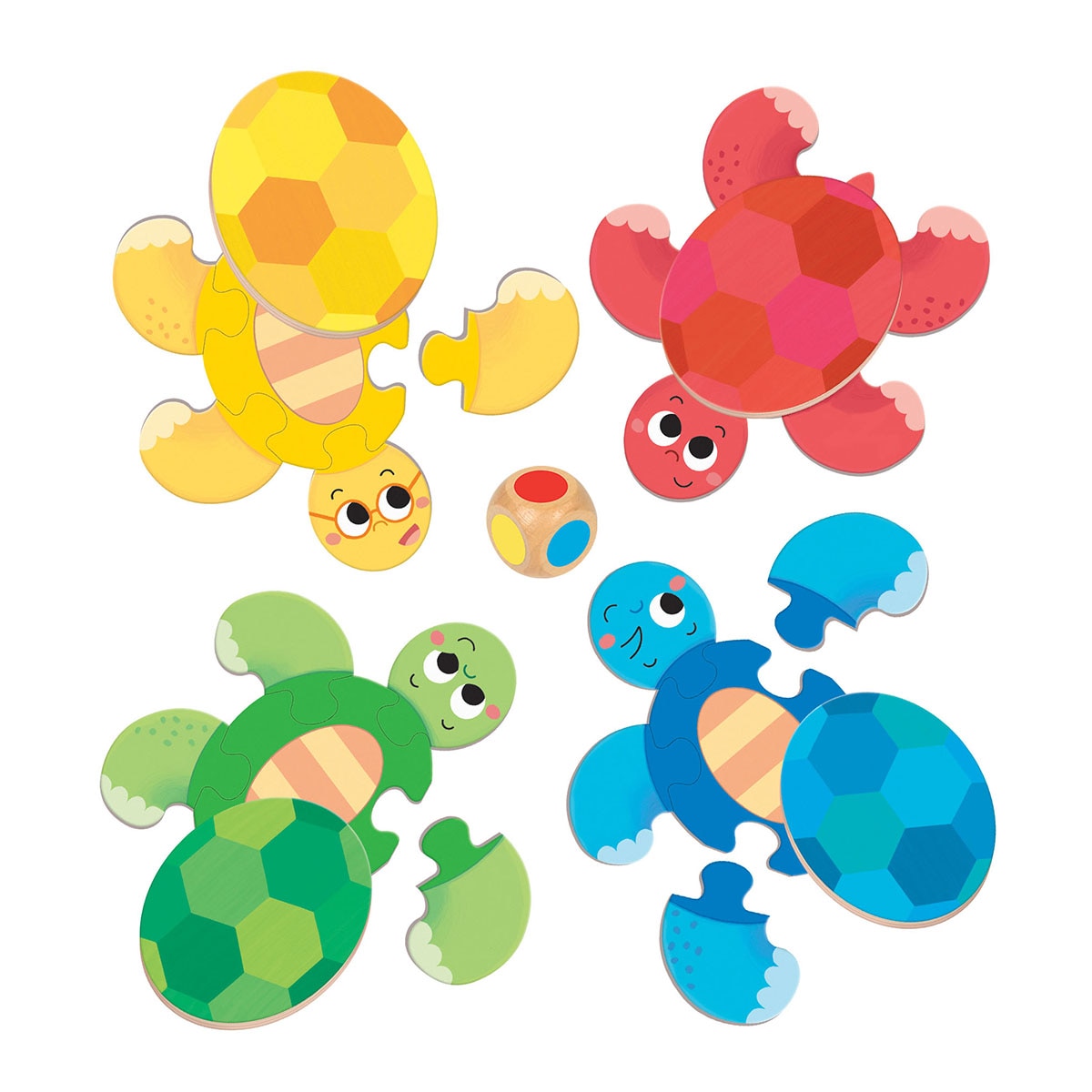 Imagen 7 de Juego de mesa infantil Color Turtles Tortugas colores Goula Diset