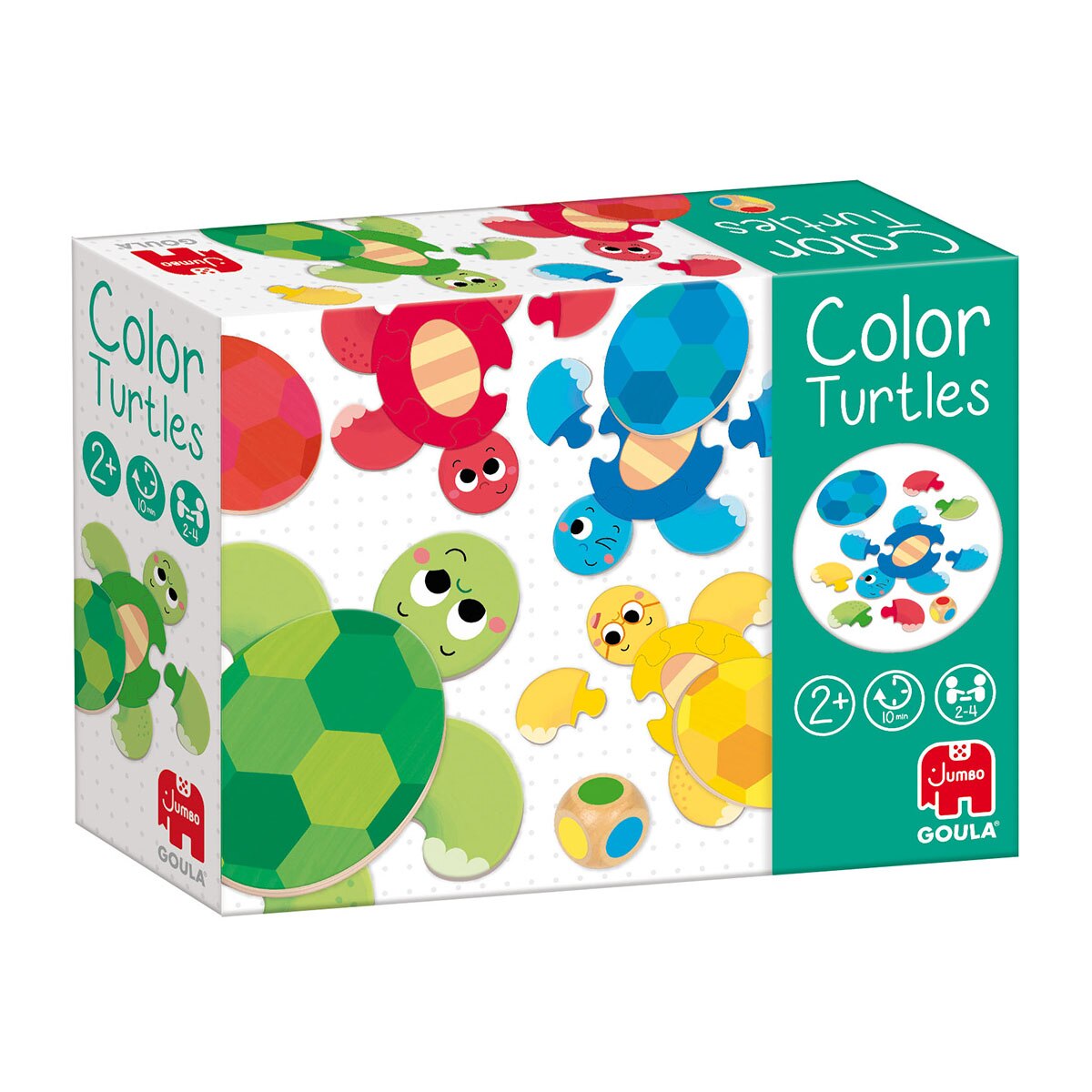 Imagen 8 de Juego de mesa infantil Color Turtles Tortugas colores Goula Diset