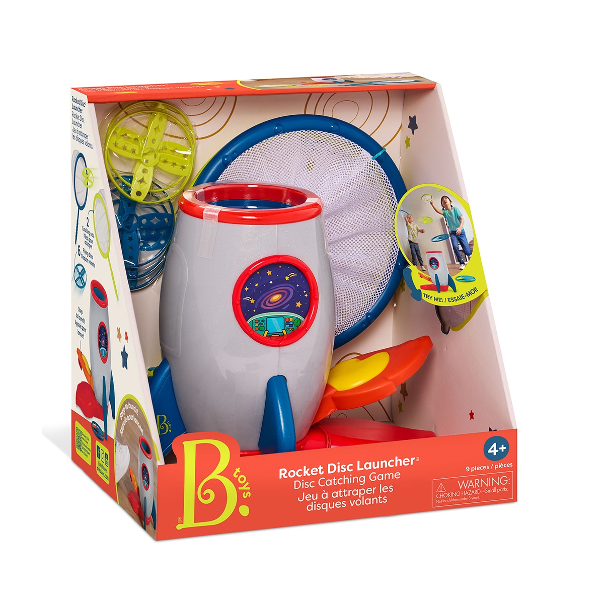 Cohete Lanzador de Discos 9 Piezas B.Toys 4