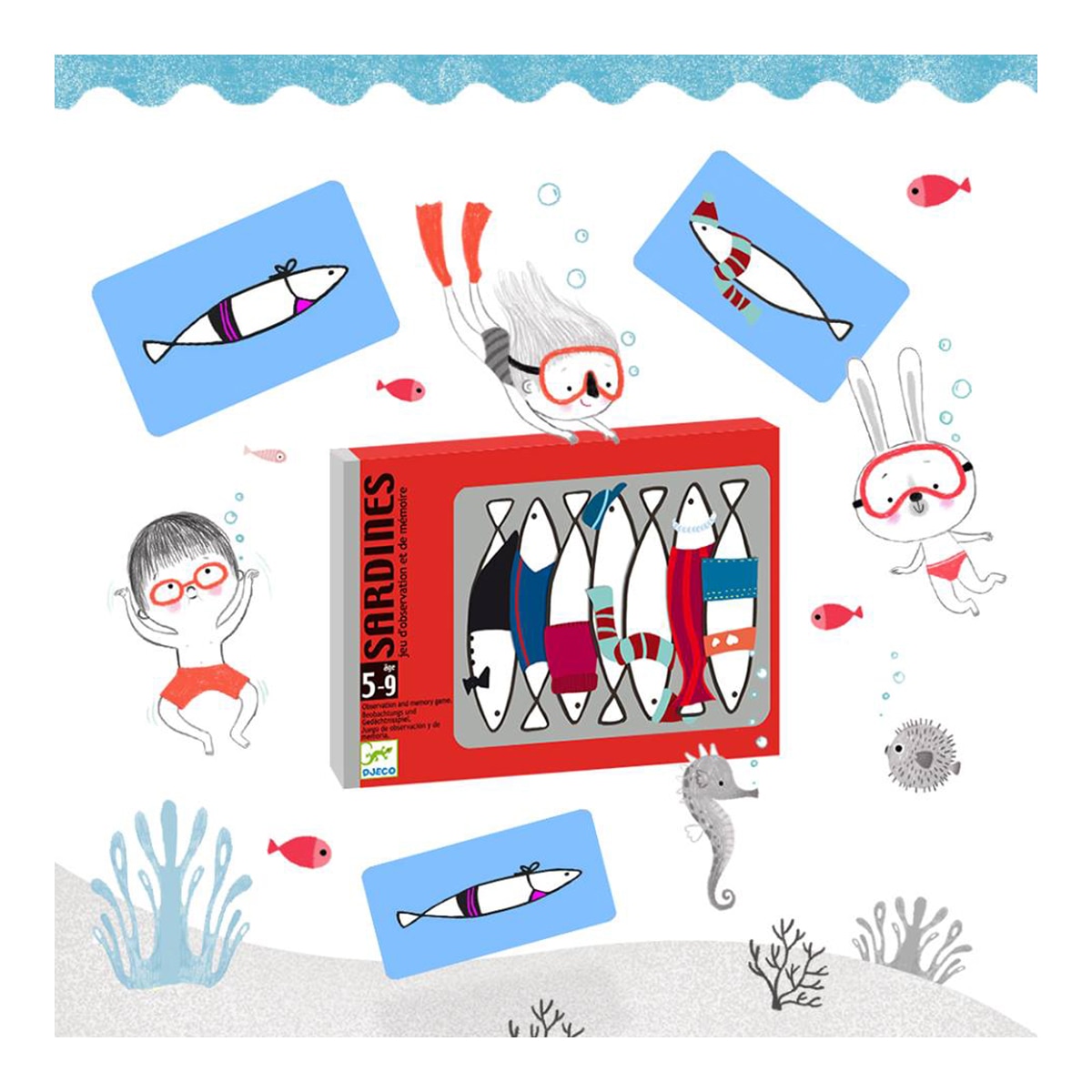 Juego 50 cartas Djeco 3