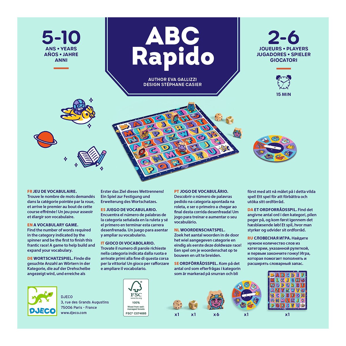 Juego de mesa Djeco 4