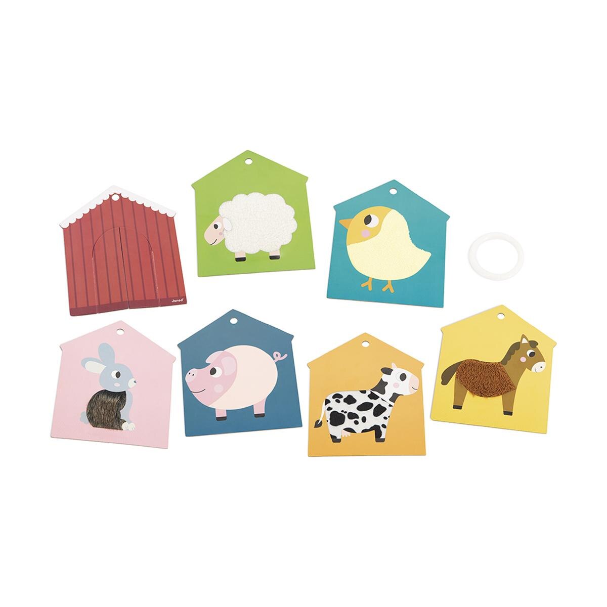 Imagen 0 de Cartas Táctiles Granja Janod