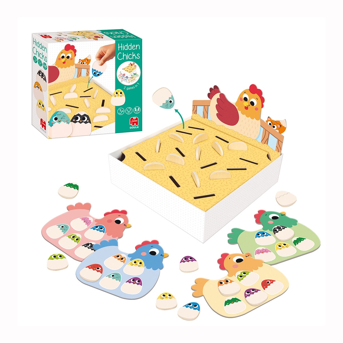Juego de mesa Hidden Chicks Goula 2