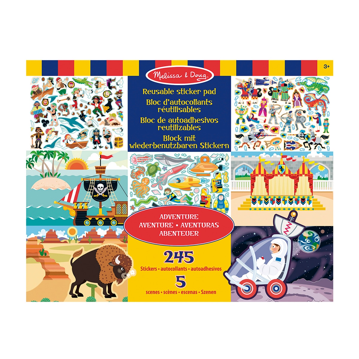 Imagen 0 de Bloc Adhesivos Reut Aventuras Melissa & Doug