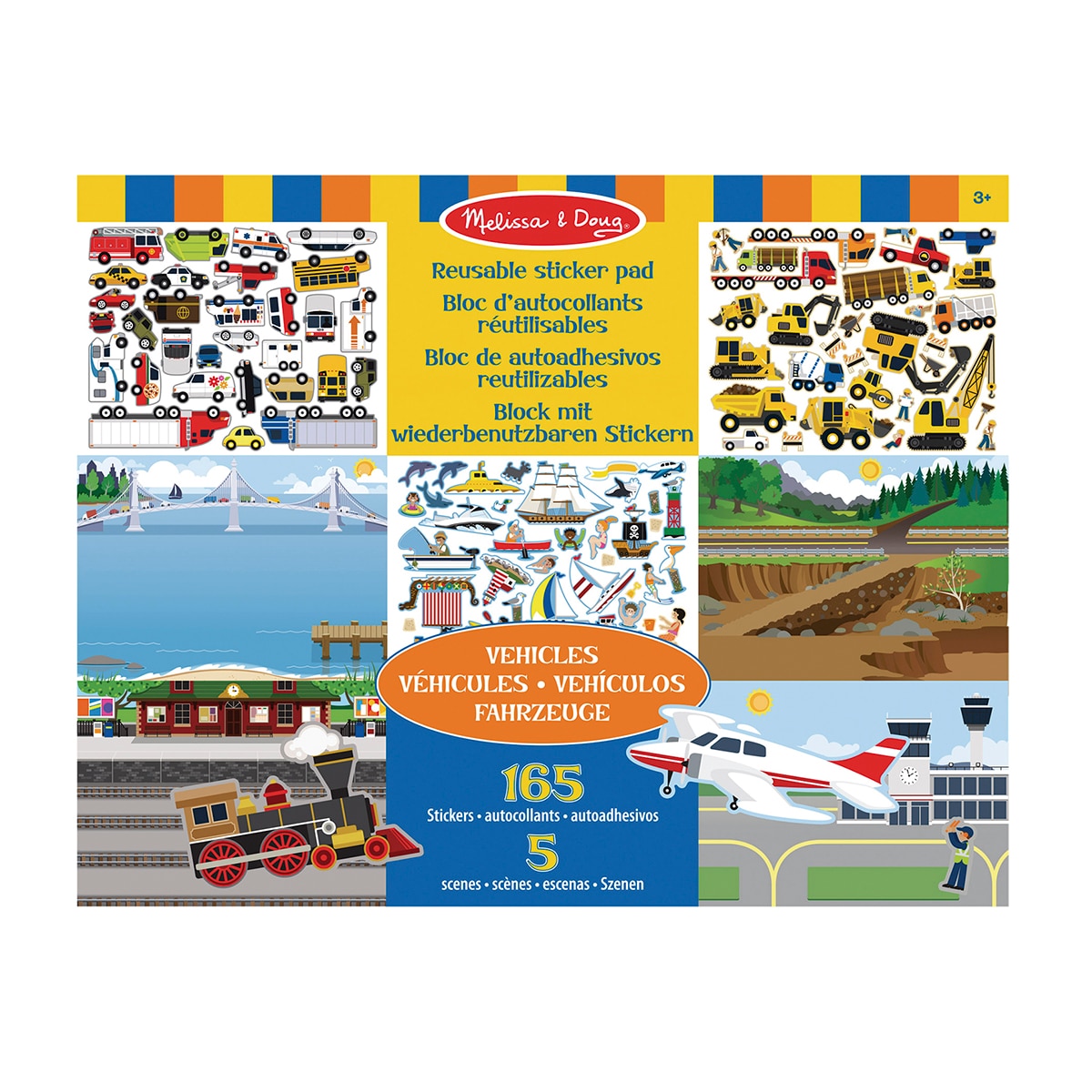 Bloc Adhesivos Reut Vehiculos Melissa & Doug 1