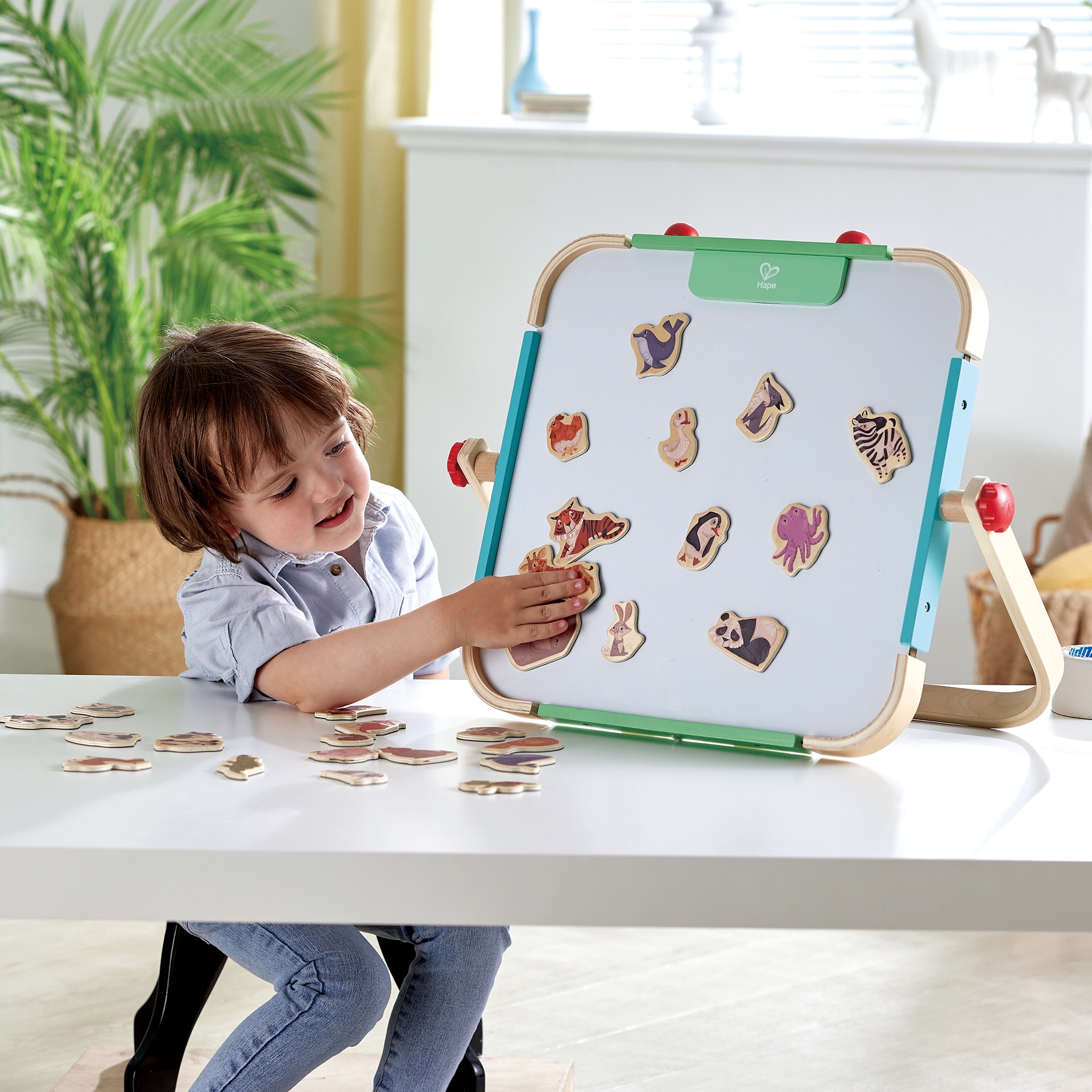 Juego de imanes Animales Magnéticos Hape 2