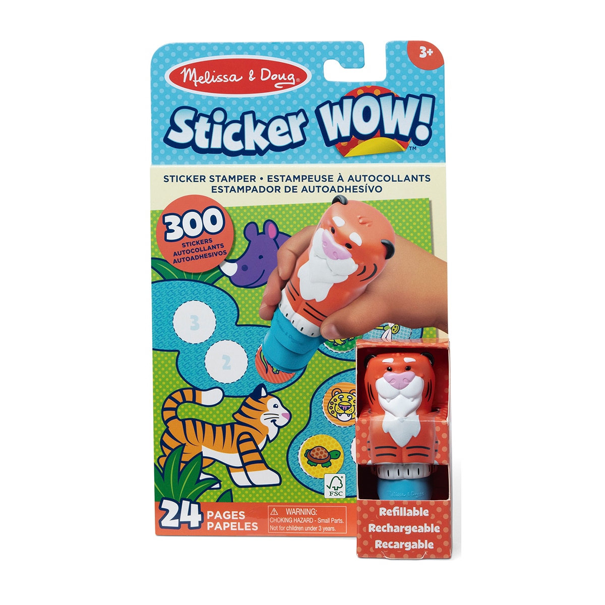 Imagen 0 de Aplicador Tigre Sticker Wow Melissa & Doug
