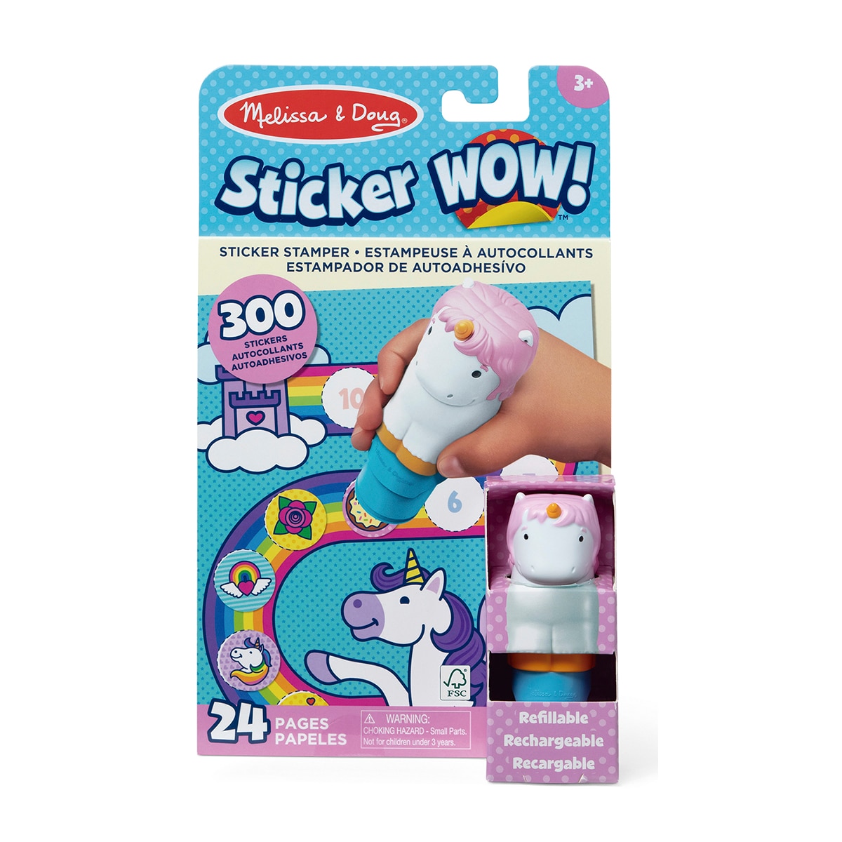 Imagen 0 de Aplicador Unicornio Sticker Wow Melissa & Doug