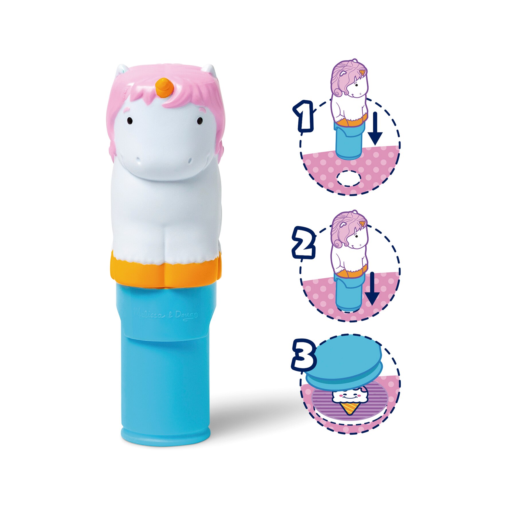 Aplicador Unicornio Sticker Wow Melissa & Doug 3
