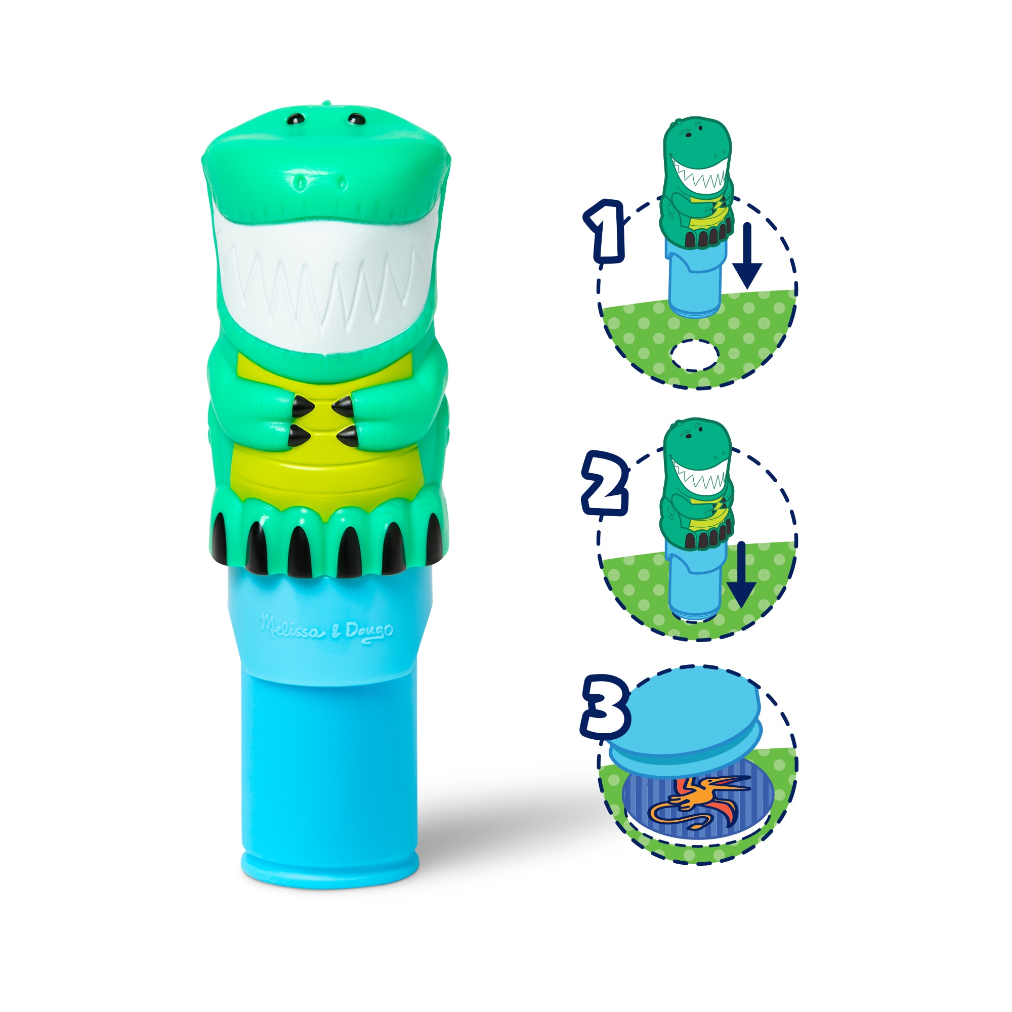 Cuaderno de Actividades Sticker Wow! sello Dinosaurio con pegatinas Melissa & Doug 2