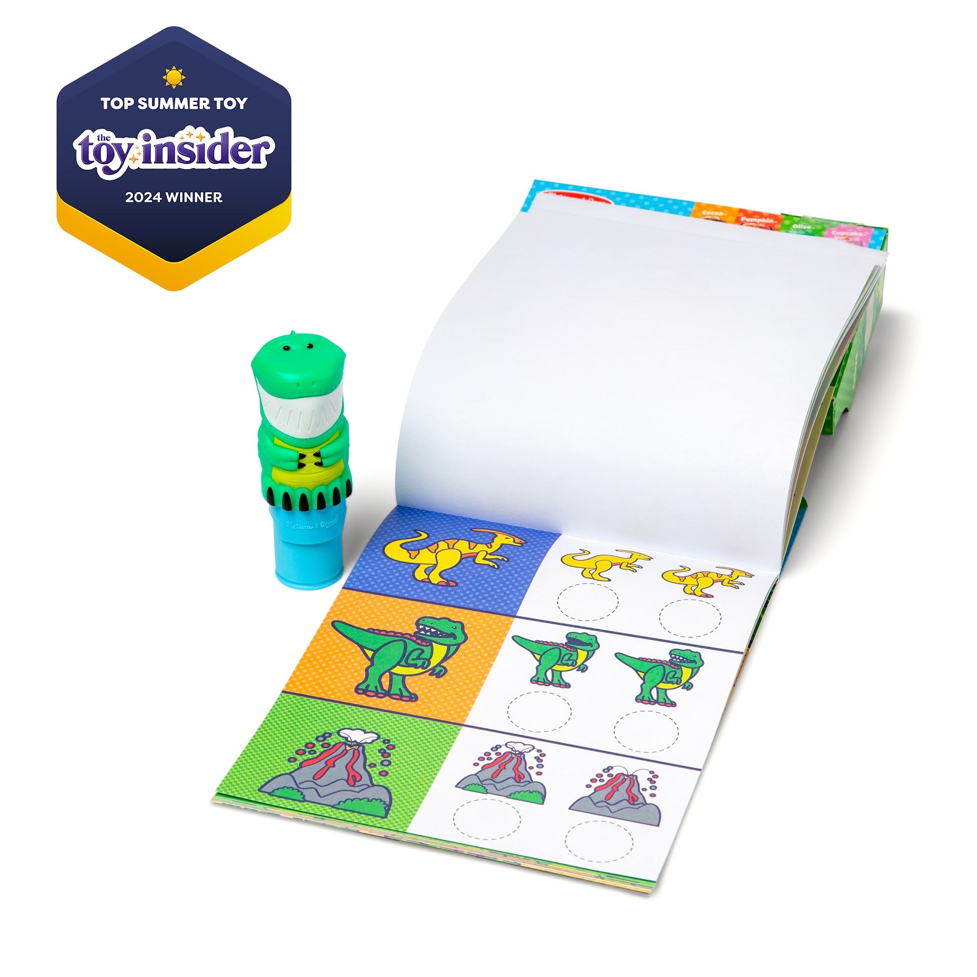 Cuaderno de Actividades Sticker Wow! sello Dinosaurio con pegatinas Melissa & Doug 3