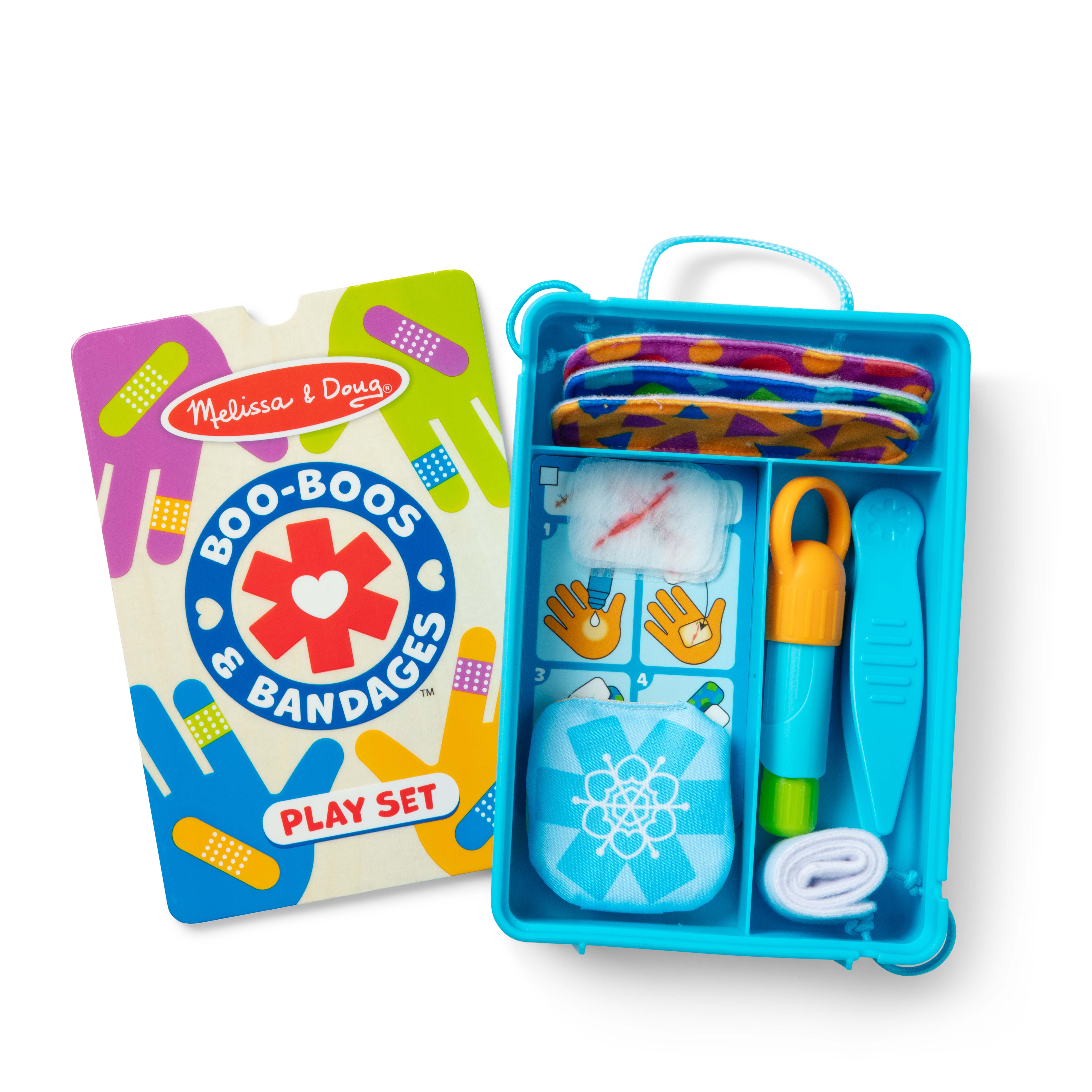 Play Set Boo-Boos y vendajes reutilizables Melissa & Doug 2
