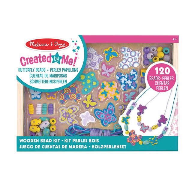 Imagen 0 de Set de Cuentas Madera Mariposas Melissa & Doug