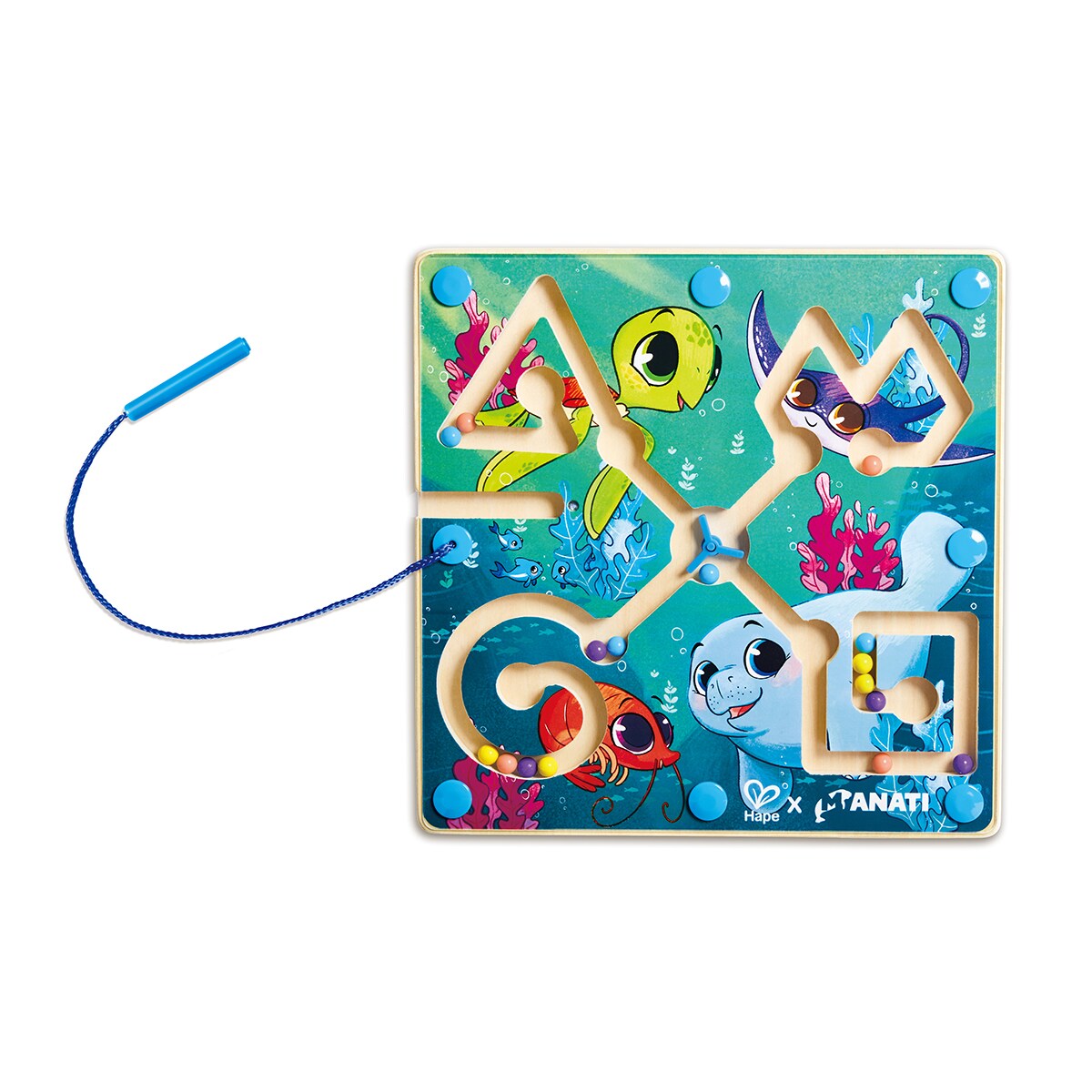 Laberinto magnético el pequeño Manatí Hape 2