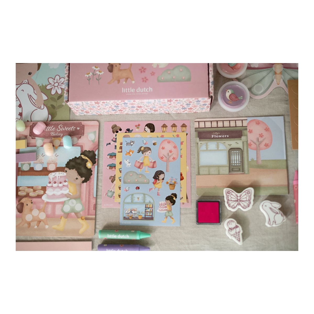 Caja De Creatividad Xl Rosa Little Dutch 5