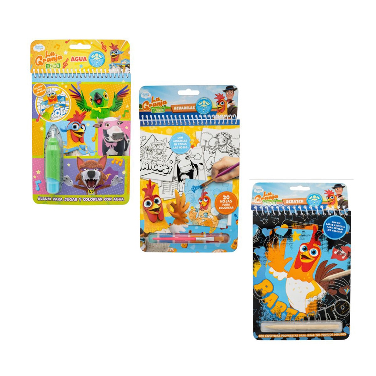 Imagen 0 de Libros de actividades Wow Collection La Granja de Zenón Bandai modelos surtidos