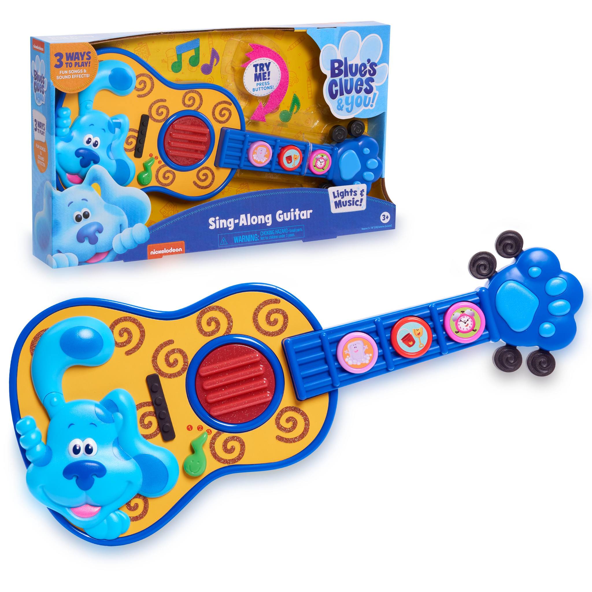 Guitarra Pistas de Blue y Tú - Sing A Long Guitar Blues Clues Famosa 3