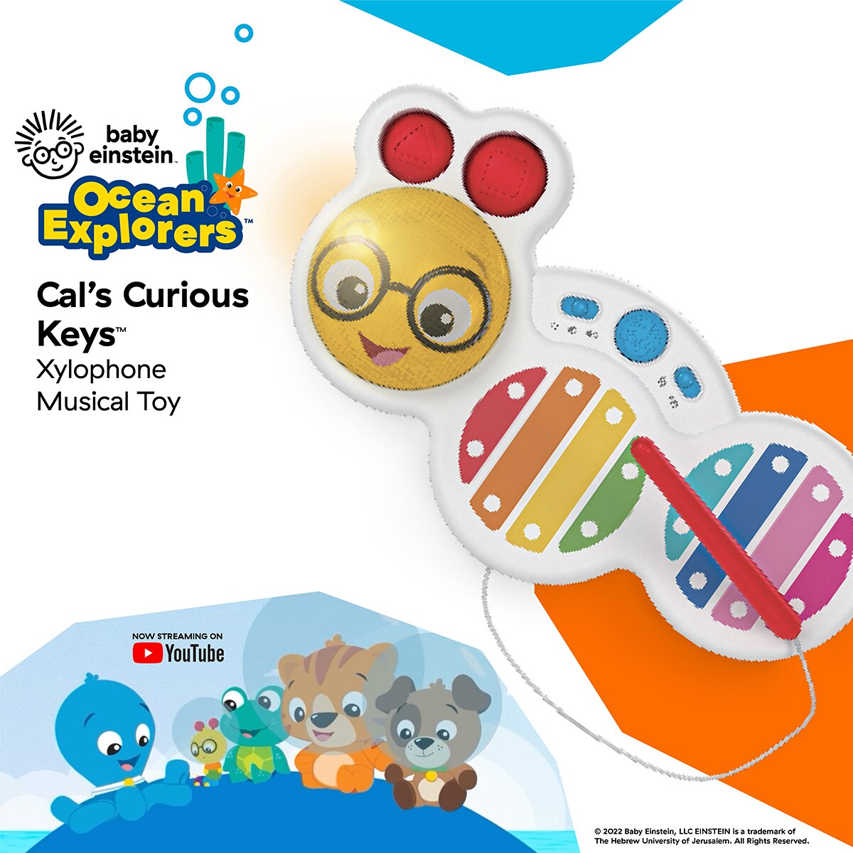 Xilófono de juguete Cal's Curious Keys de Baby Einstein Baby Einstein 3