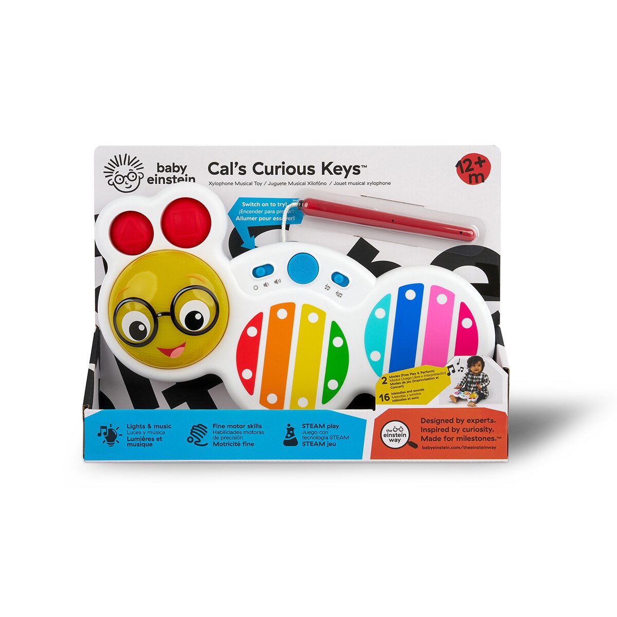 Xilófono de juguete Cal's Curious Keys de Baby Einstein Baby Einstein 14