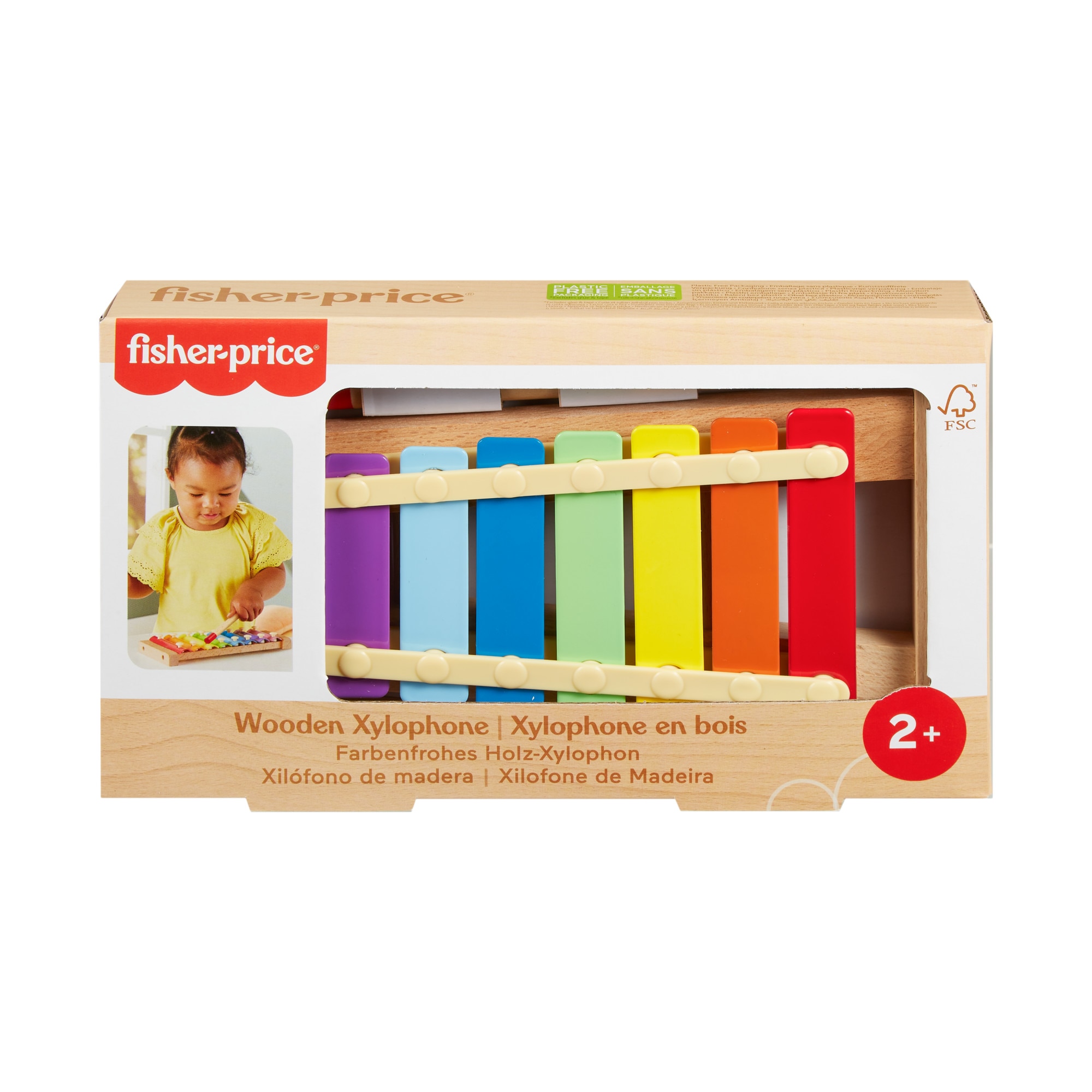 Xilófono musical de madera Fisher-Price 6