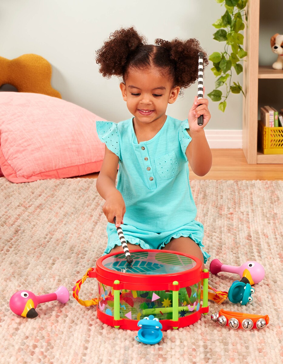 Set Tambor con instrumentos musicales Battat 2