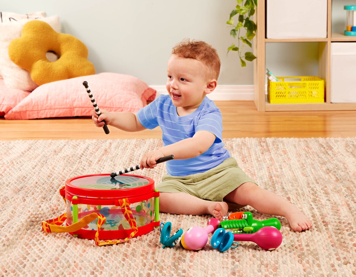 Set Tambor con instrumentos musicales Battat 3