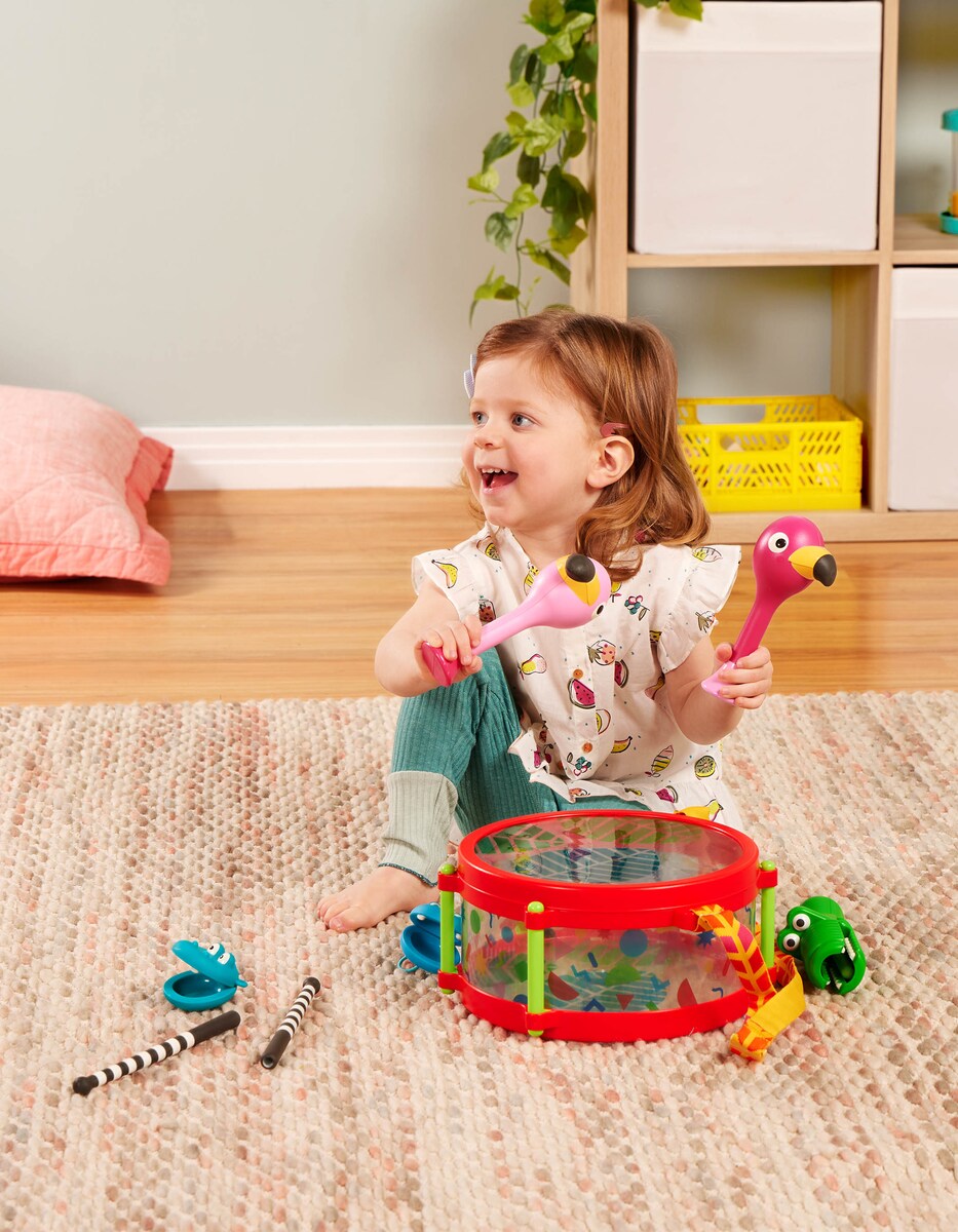Set Tambor con instrumentos musicales Battat 6