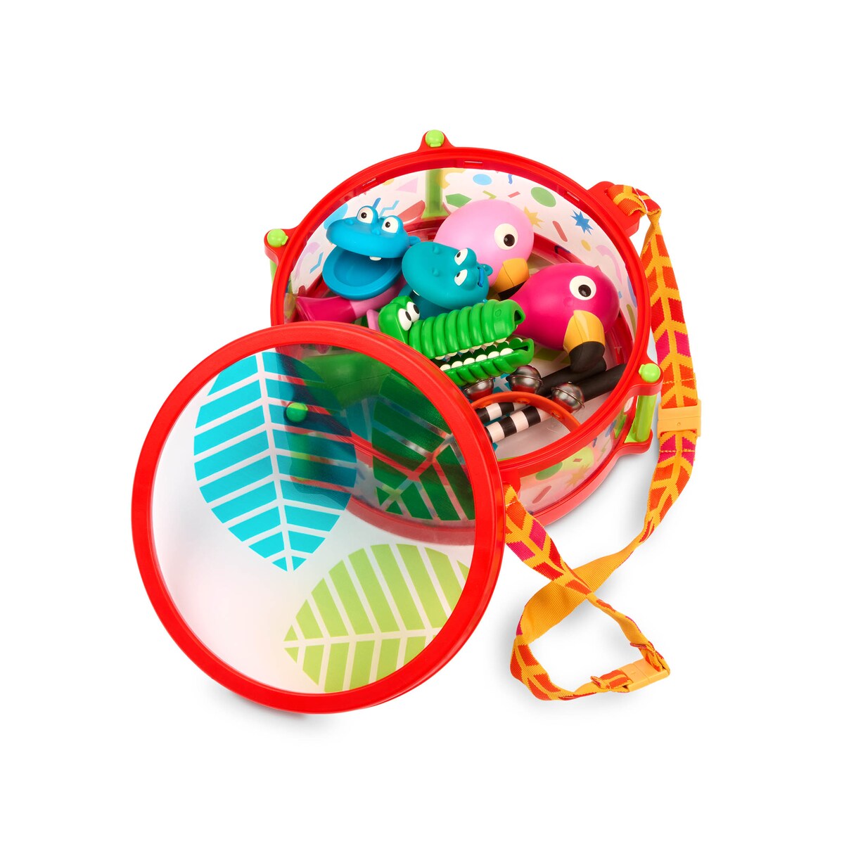 Set Tambor con instrumentos musicales Battat 10