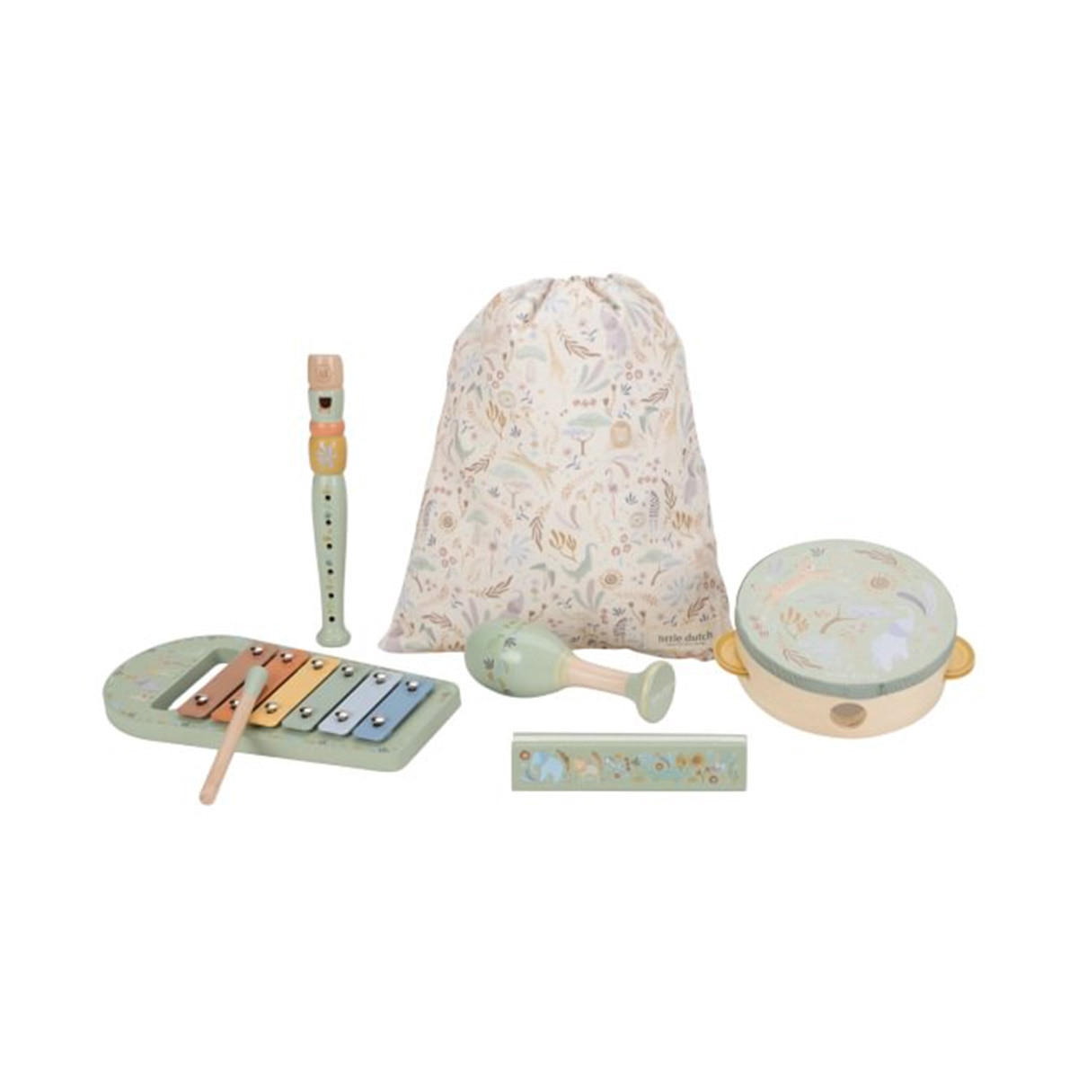 Set musical verde FSC Safari Friends Little Dutch 1