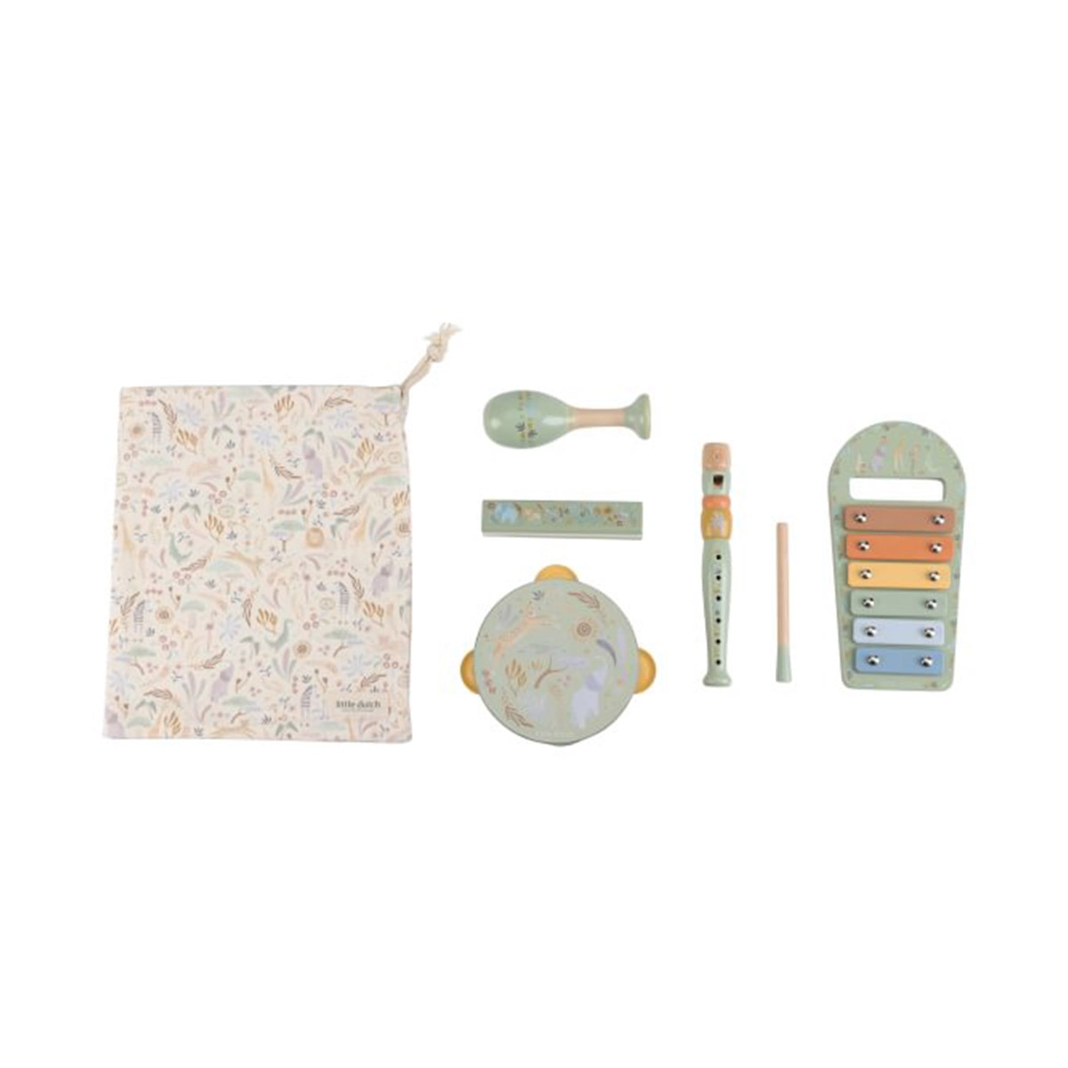 Set musical verde FSC Safari Friends Little Dutch 3