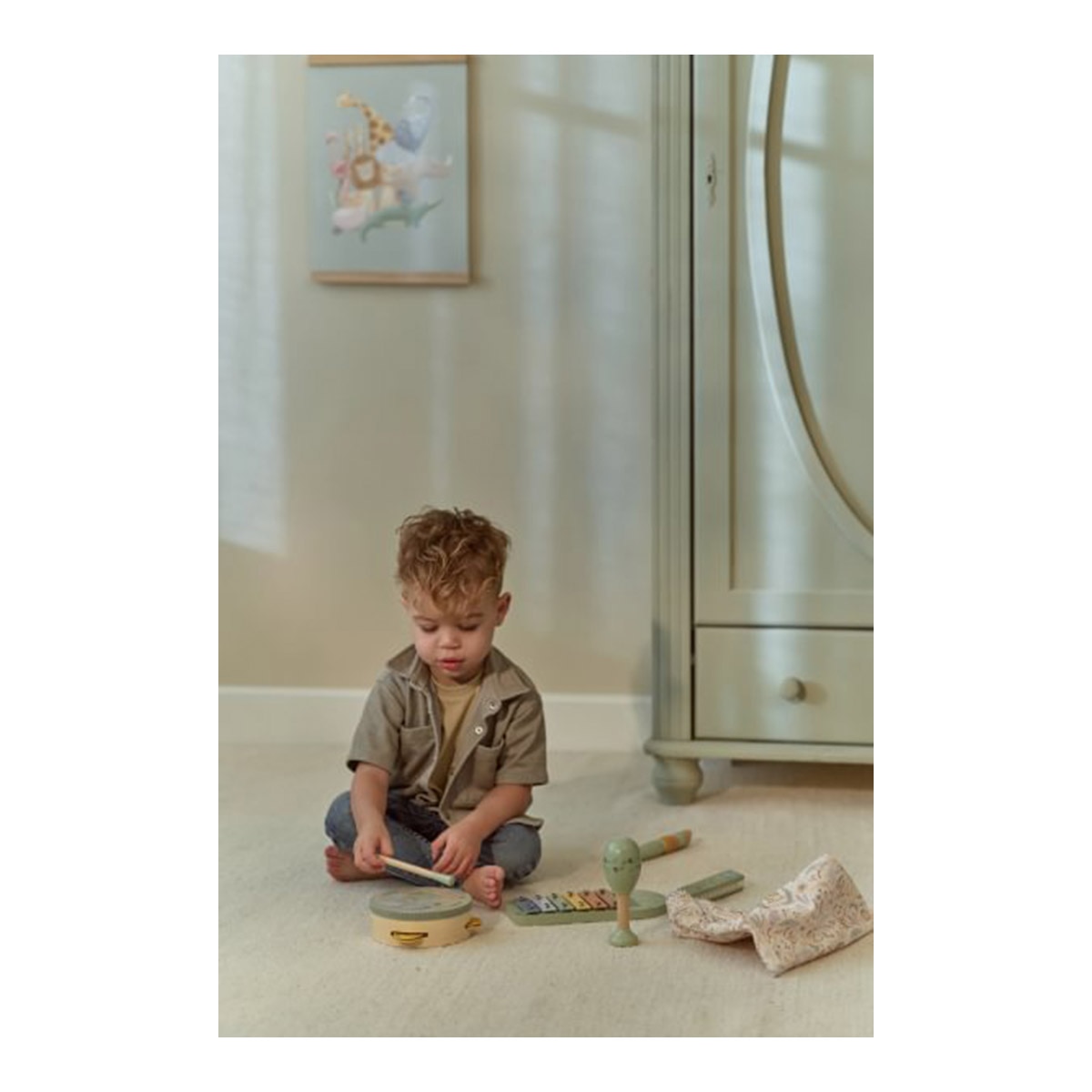 Set musical verde FSC Safari Friends Little Dutch 6
