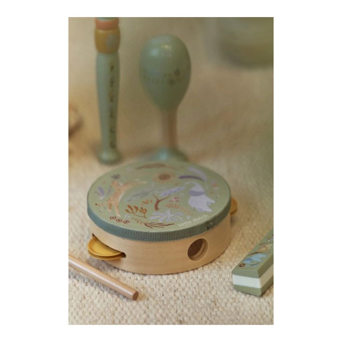 Set musical verde FSC Safari Friends Little Dutch 9