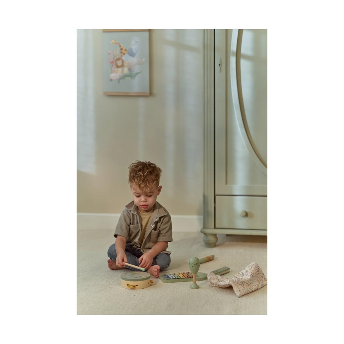 Set musical verde FSC Safari Friends Little Dutch 11