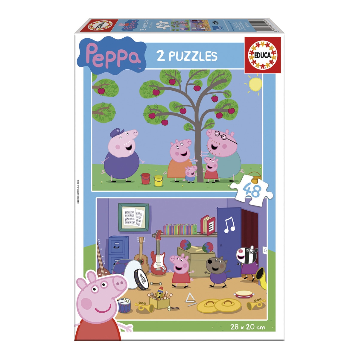 2 puzzles Peppa Pig 1