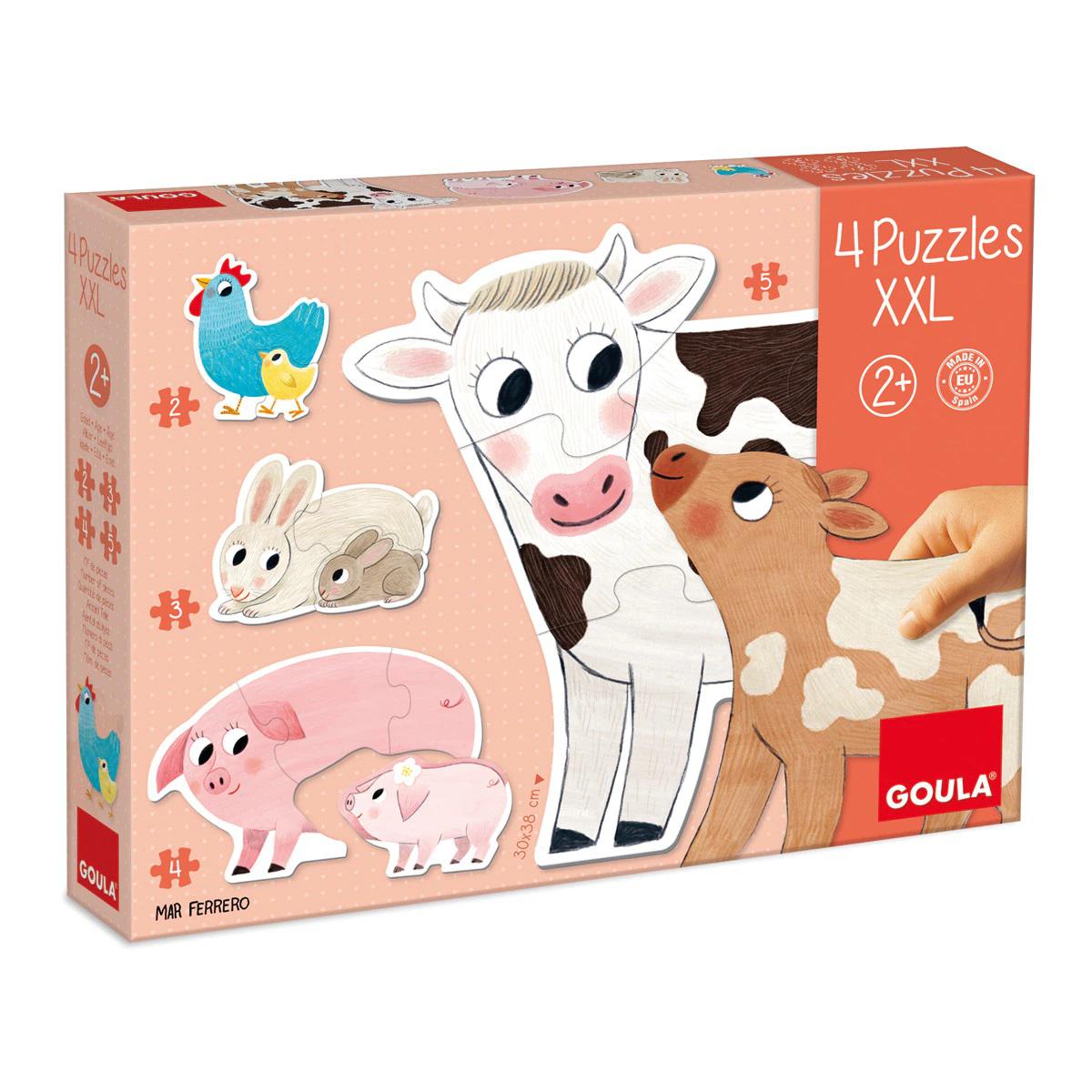 Imagen 0 de Juguete de Madera Puzzle XXL mamás y bebés Goula