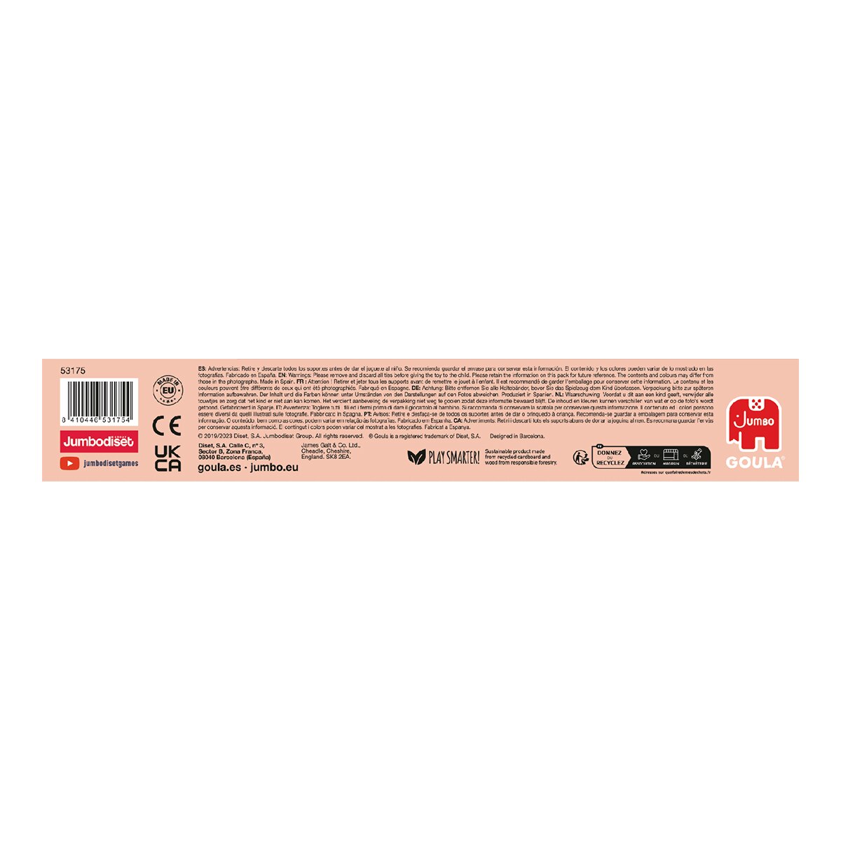 Juguete de Madera Puzzle XXL mamás y bebés Goula 9